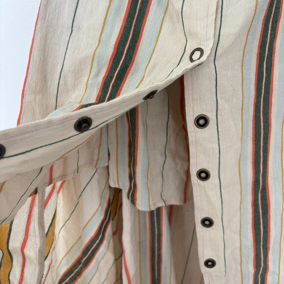 Free People Striped Halter Maxi Dress – Size Large - Picture 2 of 5